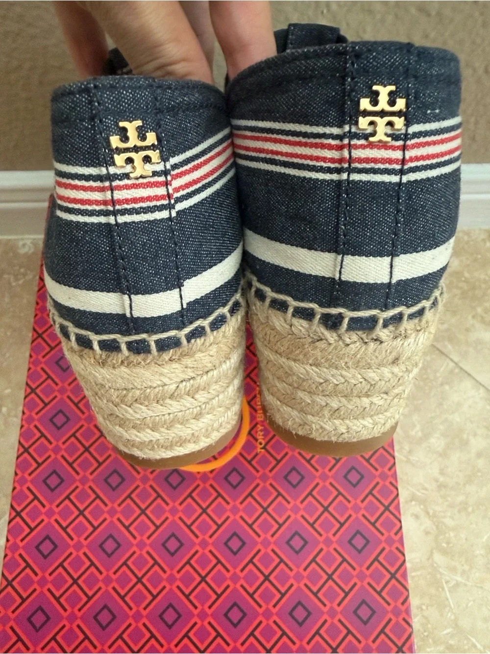 Tory Burch Catalina Striped Espadrille